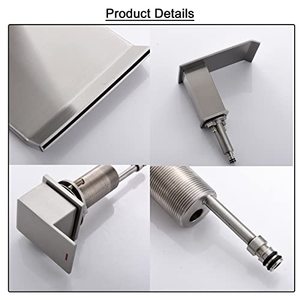 Rubinetto per Vasca da <span class=keywords><strong>Bagno</strong></span> di Alta Qualità <span class=keywords><strong>in</strong></span> <span class=keywords><strong>Offerta</strong></span>, <span class=keywords><strong>Set</strong></span> Rubinetto per Vasca con Effetto Cascata Installabile sul Piano - Product Image 2