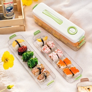 Kotak Penyimpanan Samping Kulkas Freezer untuk Sandwich dan Pangsit, Model Amerika Hemat-Ruang, Bahan PET+PP Food Grade - Product Image 4