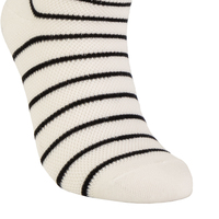 Chaussettes basses d'été Retop pour femme, tricotées, anti-bactériennes, jetables, écologiques, compression classe 1, rayées, usage quotidien