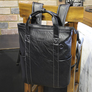 Mochila de Negocios para <span class=keywords><strong>Hombre</strong></span>, de PU, para Portátil, con Doble Correa para Hombro, Cierre de Cremallera, Multifuncional, <span class=keywords><strong>Portadocumentos</strong></span> de Viaje - Product Image 5