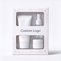 Boîte d'emballage de luxe colorée pour produits cosmétiques et de soin, avec fenêtre en PVC, faible MOQ et conception gratuite