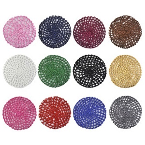 Venta al por mayor gorro <span class=keywords><strong>de</strong></span> <span class=keywords><strong>dormir</strong></span> <span class=keywords><strong>para</strong></span> el <span class=keywords><strong>pelo</strong></span> <span class=keywords><strong>de</strong></span> las mujeres coloridas Crochet Snood poliéster Hair Net - Product Image 5