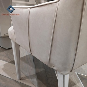 Hot Selling Dining Room Furniture Oval-<strong>polygonal</strong> Shape Marble Gold Modern Dining <strong>Table</strong> Set and Chairs - Product Image 6