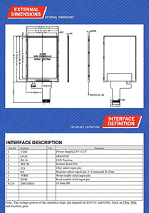 Thiết bị liên lạc thông minh với màn hình TFT 3,5 inch 24PIN 320*480 - Product Image 5