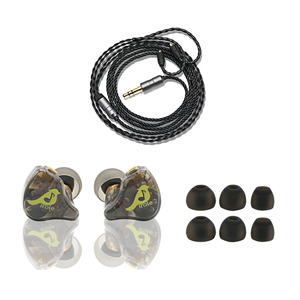 Auriculares Intrauditivos HiFi IEM con Controladores Híbridos 1DD+2BA, Conectores Reemplazables de <span class=keywords><strong>3</strong></span>.5mm, Cable de Cobre Libre de Oxígeno con <span class=keywords><strong>3</strong></span> Pares de Tapones para los Oídos - Product Image 6