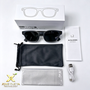 แว่นตาอัจฉริยะ AI รุ่น L2 พร้อมเคสชาร์จ กล้อง 8MP 1080P ระบบกันสั่น EIS วิดีโอ ไมโครโฟนคู่ ลดเสียงรบกวน ช่องเสียบ Type-C สำหรับกิจกรรมกลางแจ้ง ผู้ชาย ผู้หญิง - Product Image 2