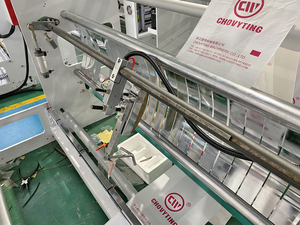 เครื่องขึ้นรูปถุงขยะพลาสติกรีไซเคิลอัตโนมัติ Pla ย่อยสลายได้ Pe เครื่องช้อปปิ้งเสื้อยืดเสื้อกั๊กเครื่องทําถุง - Product Image 6