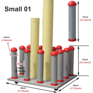MOMOTECH 移动式金属乙烯基卷材架 乙烯基卷材存储架 金属乙烯基卷材架 - Product Image 6