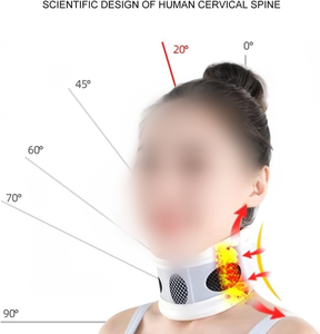 Cervical Neck Traction Device Support Fixator Protect <b>Collar</b> Split Neck Brace Belt Cervical <b>Posture</b> Correction Traction Device - Product Image 3