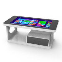 Table interactive tactile LCD étanche pour enfants VETO 21,5 - 43 pouces avec jeux Android et lecteur publicitaire intelligent pour café