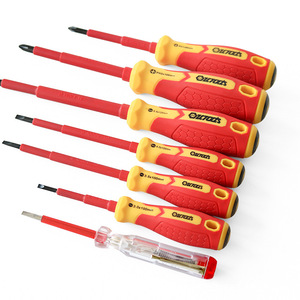 Insulated <b>Screwdriver</b> Set 4 Pcs Phillips Cross Head Plastic Handle Anti Slip Texture For Electrical Repair DIY Tools - Product Image 2