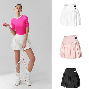 Personalizado 2025 Deportes Juveniles Tenis Desgaste Adelgazante Golf Bádminton Falda Traje Casual Camiseta Falda Conjunto de 2 piezas para mujeres Pickleball