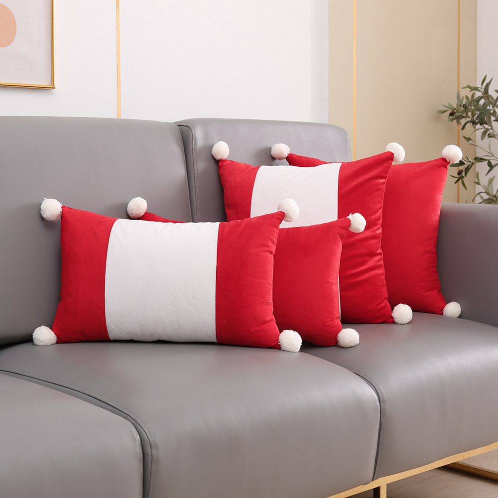 Lot De 2 Housses De Coussin De Noël En Coton Rouge 45x45 Cm Sparkle | Maisons Du Monde