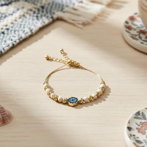 ลูกปัดแฟชั่นสำหรับการออกแบบสร้อยข้อมือดวงตาชั่วร้าย - Product Image 3