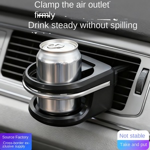 Factory Wholesale Car Air Outlet Cup Holder ABS <b>Portable</b> Beverage Drink Holder Model <b>AC</b>-432 - Product Image 5