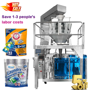 เครื่องบรรจุถุงซิปบรรจุถุงซักผ้าแบบแคปซูลบรรจุฝักอัตโนมัติอเนกประสงค์ - Product Image 1