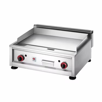 Pemanggang Gas Komersial Harga Pabrik, Pelat Datar Stainless Steel, Peralatan Restoran, Retail, Katering, Meja Panggang Pancake