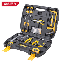 Caja de Herramientas Multifuncional Deli Home para Electricistas, Kit de Reparación Completo con Manual DL1012