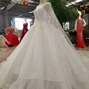 Jancember LS97440 lüks yeni bayanlar boncuklu gerçek resimler zarif düğün elbisesi