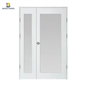 Bowdeu Doors home door metal security glass steel door multi lock equipped with fingerprint lock for apartment
