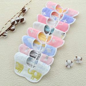 Baberos de algodón para niñas, 25x26cm, baberos de algodón puro para bebés y niños pequeños - Product Image 3