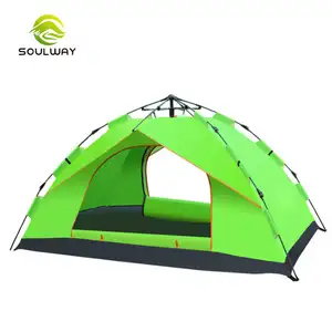 Tenda da spiaggia in tela di tela di alta qualità di nuovo Design tenda da campeggio all'aperto impermeabile pieghevole turistica