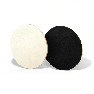 Disques abrasifs en feutre Velcro Fervi, 150 mm, pour le polissage du bois et du métal - Product Image 2