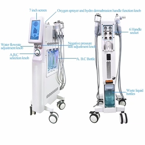 6 in 1 Oxygen Facial <b>Machine</b> Diamond Dermabrasion Deep Cleaning Whitening Skin Tightening Lifting Device for Salon Spa - Product Image 5