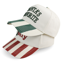 Casquettes de baseball structurées à 5 panneaux, style streetwear, bicolores, en coton, unisexes, avec broderie 3D personnalisée HBA54 Factory, à rayures.