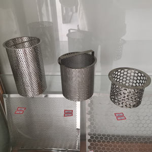 อุตสาหกรรมที่ใช้สแตนเลส304 316ตาข่ายท่อตาข่ายพรุนตะกร้าสำหรับการกรอง - Product Image 5