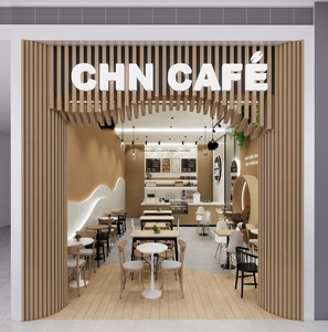 Finitions industrielles mais modernes, café, pains Croissants, pâtes fraîches, Design de boulangerie, restauration rapide, Design de magasin - Product Image 5