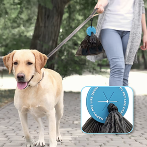 Custom Logo Hands Free Pet Waste <b>Bag</b> Carrier Poop <b>Bag</b> <b>Clip</b> Holder Rubber PVC Waste Free Dog Poop <b>Bags</b> Holder for Pets - Product Image 6
