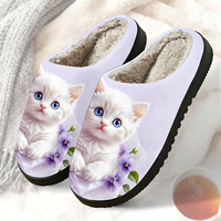 Pantuflas Personalizadas con Foto, 1 Pieza, Pantuflas de Felpa Personalizadas, Producción Rápida en 3 Días, Dropshipping, MOQ Bajo, Regalos de Marca Privada