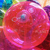 Grande boule transparente décorative de sphères boule de PVC boule claire gonflable pour la décoration de partie