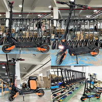 Scooter Eléctrico Todoterreno de Doble Motor, 1000W, Plegable, de Fábrica Profesional China, Económico, Disponible en Almacenes de la UE y EE. UU.