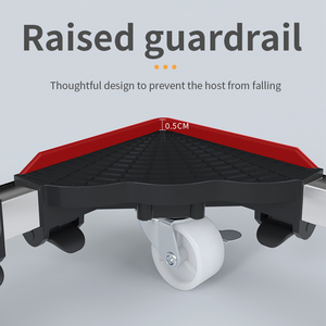 ขาตั้งเคสคอมพิวเตอร์: ฐานหมุนอเนกประสงค์พับเก็บได้พร้อมล้อสำหรับบ้านและสำนักงาน - Product Image 2