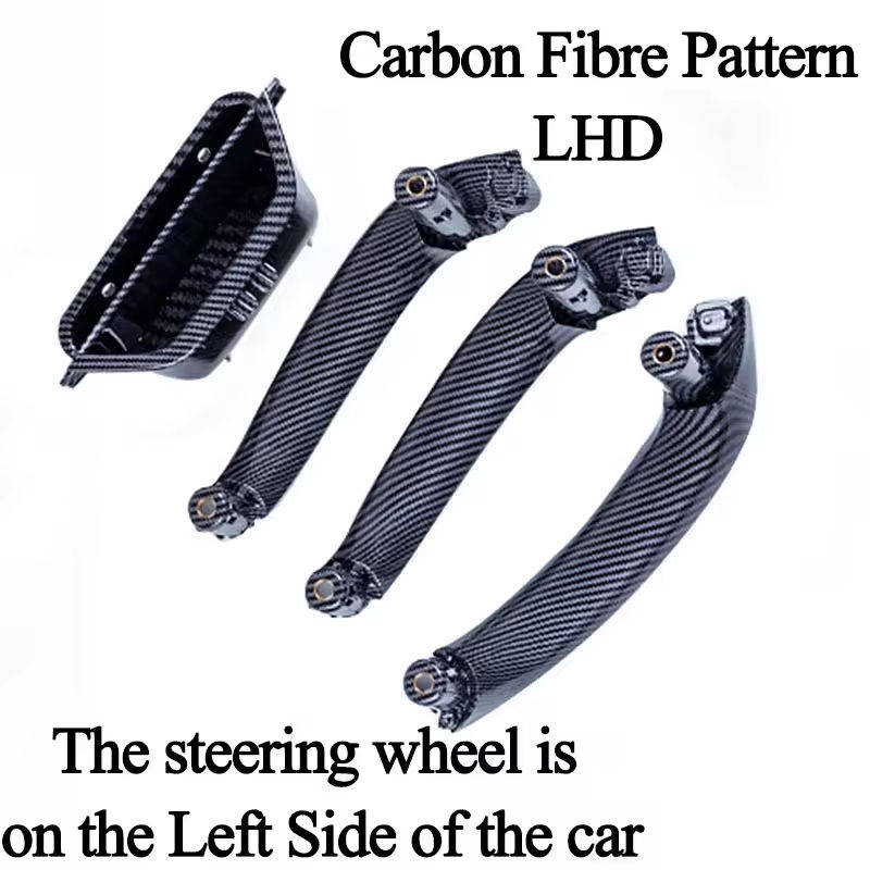 Set LHD nero carbonio 4 pezzi