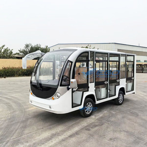 Autobús Turístico Eléctrico de Nueva Energía, Autobús Turístico Cerrado, Autobús de Transporte de 8-23 Asientos con Puerta de Vidrio - Product Image 3
