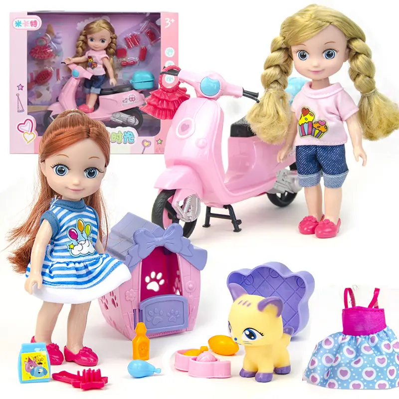 Fashion Doll Doll girls playing house cute pet home scene Game Princess Gift doll set