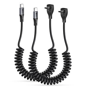 Cable de Datos Retráctil SUNGUY de 60W 3A con Carga Rápida Tipo-C para Teléfono Móvil, Portátil, Coche y Banco de Energía - Cable Ecológico Personalizado - Product Image 1