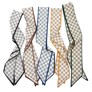Foulards italiens bâillonnés faits à la main Mens Square Ladies Head Designer Red Silk Print <span class=keywords><strong>Scarf</strong></span> - Product Image 1