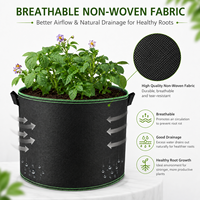 Jardinières non tissées sur mesure pour pommes de terre, carottes, oignons et plus – Respirantes, durables, pour balcon, patio, serre, jardin