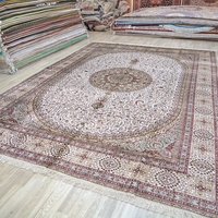 10x14ft tapis africains faits à la main Vintage en détresse persan Pakistan en Turquie tapis en soie