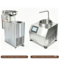 Chocolade Tempereringsmachine voor Dessertzaak 25L Automatische Digitale Besturing Chocolade Smeltmachine