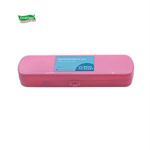 Kit <span class=keywords><strong>dentaire</strong></span> orthodontique 8-en-1 pour l'entretien <span class=keywords><strong>des</strong></span> appareils dentaires, ensemble de voyage professionnel <span class=keywords><strong>avec</strong></span> cire orthodontique, miroir, brosse interdentaire, support OEM/ODM - Product Image 3