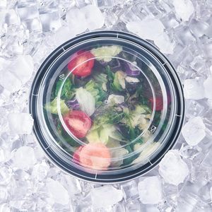 16oz 24oz 32oz Plastic Round PP Disposable Food Container <b>Microwaveable</b> <b>Bowl</b> Disposable Food Container <b>with</b> Leak Proof <b>Lid</b> - Product Image 4