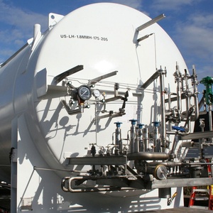 Conteneur de stockage cryogénique à forte compatibilité 1,2 MPa ISO, petit cylindre d'hydrogène liquide pour UAV - Product Image 1