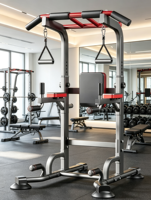 Barre de traction autoportante en acier unisexe sans perçage pour usage domestique, équipement de gym multifonctionnel, barre de fitness intérieure pour entraînements à domicile