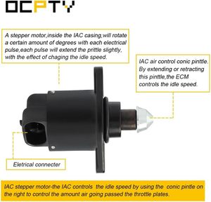 Válvula de Control de Aire en Reposo Utilizada en Autos Populares como Toyota, Hyundai, Kia, Ford, Chevrolet, etc. - Product Image 3