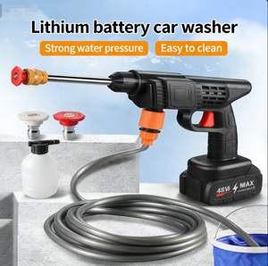Pistolet de <span class=keywords><strong>nettoyage</strong></span> de voiture à batterie puissant, Laveuse portable au lithium pour la maison et le jardin - Product Image 3